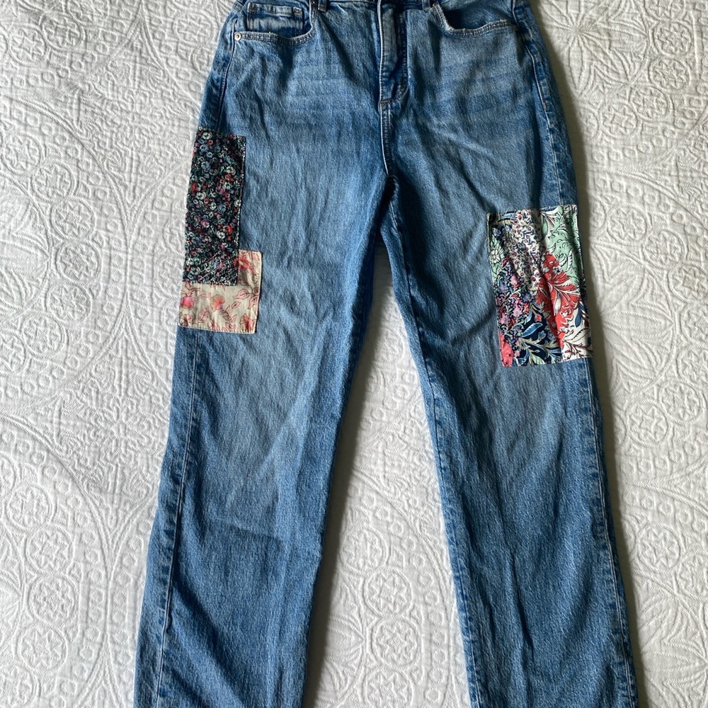 Loft Patchwork Jeans
